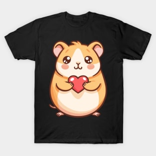 Hamster Lover Design T-Shirt